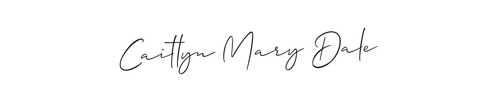 Allison_Script is a professional signature style that is perfect for those who want to add a touch of class to their signature. It is also a great choice for those who want to make their signature more unique. Get Caitlyn Mary Dale name to fancy signature for free. Caitlyn Mary Dale signature style 2 images and pictures png