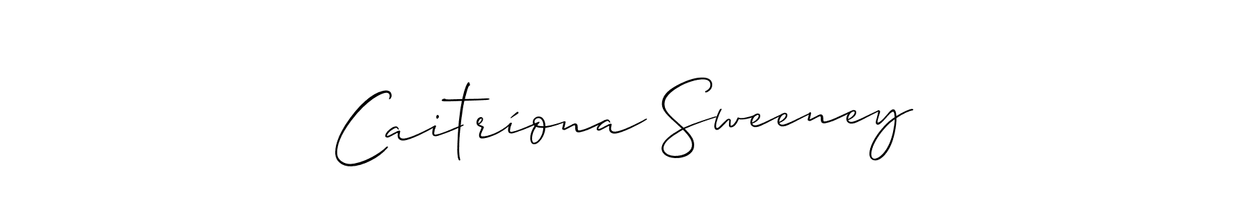 How to Draw Caitríona Sweeney signature style? Allison_Script is a latest design signature styles for name Caitríona Sweeney. Caitríona Sweeney signature style 2 images and pictures png