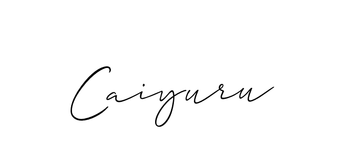 Once you've used our free online signature maker to create your best signature Allison_Script style, it's time to enjoy all of the benefits that Caiyuru name signing documents. Caiyuru signature style 2 images and pictures png