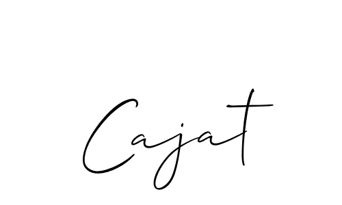 You can use this online signature creator to create a handwritten signature for the name Cajat. This is the best online autograph maker. Cajat signature style 2 images and pictures png