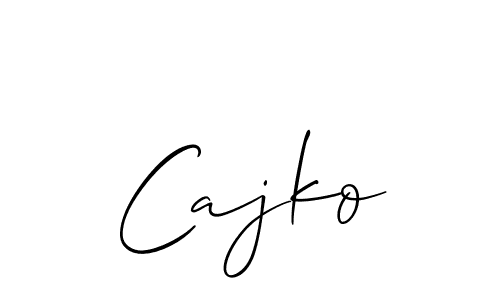 Similarly Allison_Script is the best handwritten signature design. Signature creator online .You can use it as an online autograph creator for name Cajko. Cajko signature style 2 images and pictures png