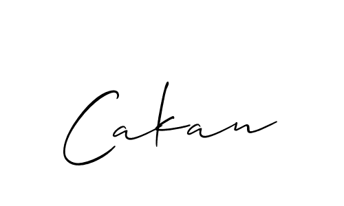 You should practise on your own different ways (Allison_Script) to write your name (Cakan) in signature. don't let someone else do it for you. Cakan signature style 2 images and pictures png