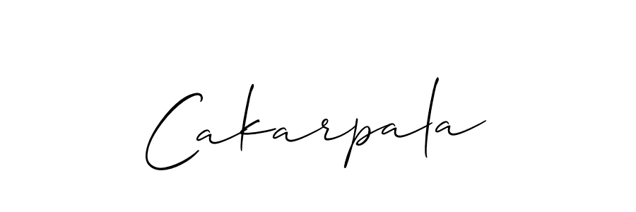 Make a beautiful signature design for name Cakarpala. With this signature (Allison_Script) style, you can create a handwritten signature for free. Cakarpala signature style 2 images and pictures png