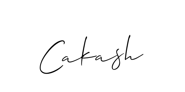 Cakash stylish signature style. Best Handwritten Sign (Allison_Script) for my name. Handwritten Signature Collection Ideas for my name Cakash. Cakash signature style 2 images and pictures png