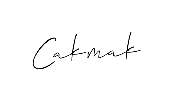 You should practise on your own different ways (Allison_Script) to write your name (Cakmak) in signature. don't let someone else do it for you. Cakmak signature style 2 images and pictures png