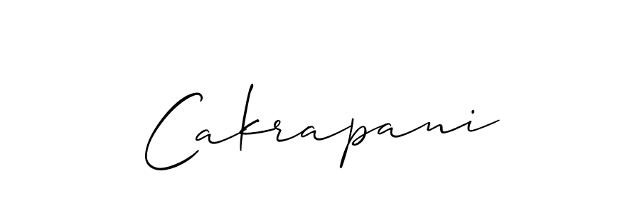 Create a beautiful signature design for name Cakrapani. With this signature (Allison_Script) fonts, you can make a handwritten signature for free. Cakrapani signature style 2 images and pictures png