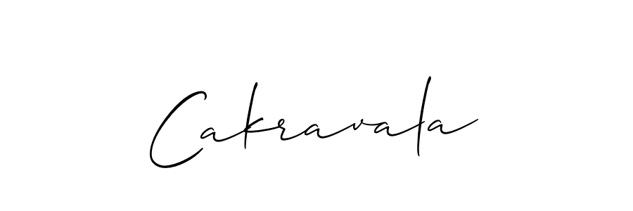 Design your own signature with our free online signature maker. With this signature software, you can create a handwritten (Allison_Script) signature for name Cakravala. Cakravala signature style 2 images and pictures png
