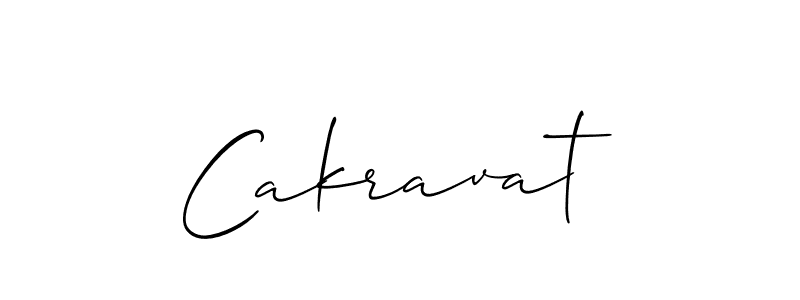 How to make Cakravat signature? Allison_Script is a professional autograph style. Create handwritten signature for Cakravat name. Cakravat signature style 2 images and pictures png