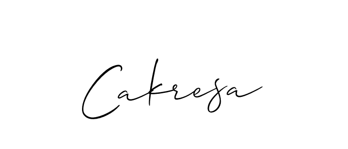 You should practise on your own different ways (Allison_Script) to write your name (Cakresa) in signature. don't let someone else do it for you. Cakresa signature style 2 images and pictures png