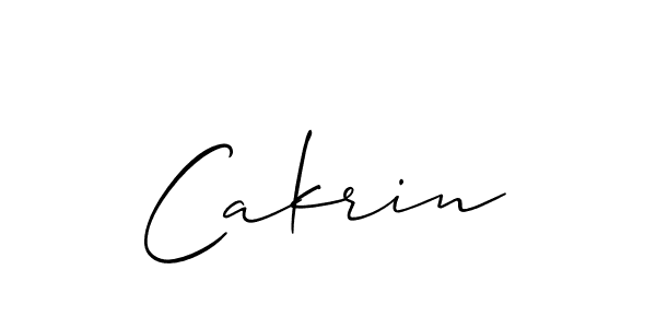 Also we have Cakrin name is the best signature style. Create professional handwritten signature collection using Allison_Script autograph style. Cakrin signature style 2 images and pictures png