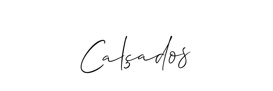 You should practise on your own different ways (Allison_Script) to write your name (Calçados) in signature. don't let someone else do it for you. Calçados signature style 2 images and pictures png