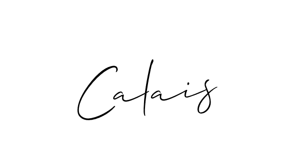 Best and Professional Signature Style for Calais. Allison_Script Best Signature Style Collection. Calais signature style 2 images and pictures png