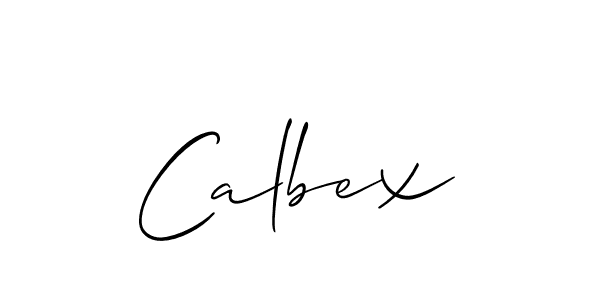 Calbex stylish signature style. Best Handwritten Sign (Allison_Script) for my name. Handwritten Signature Collection Ideas for my name Calbex. Calbex signature style 2 images and pictures png