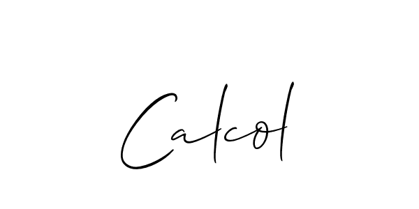 See photos of Calcol official signature by Spectra . Check more albums & portfolios. Read reviews & check more about Allison_Script font. Calcol signature style 2 images and pictures png