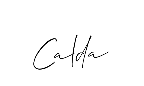 How to Draw Calda signature style? Allison_Script is a latest design signature styles for name Calda. Calda signature style 2 images and pictures png