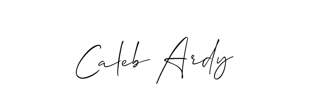 Best and Professional Signature Style for Caleb Ardy. Allison_Script Best Signature Style Collection. Caleb Ardy signature style 2 images and pictures png