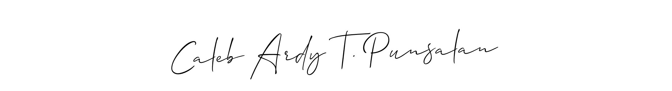 Make a beautiful signature design for name Caleb Ardy T. Punsalan. Use this online signature maker to create a handwritten signature for free. Caleb Ardy T. Punsalan signature style 2 images and pictures png