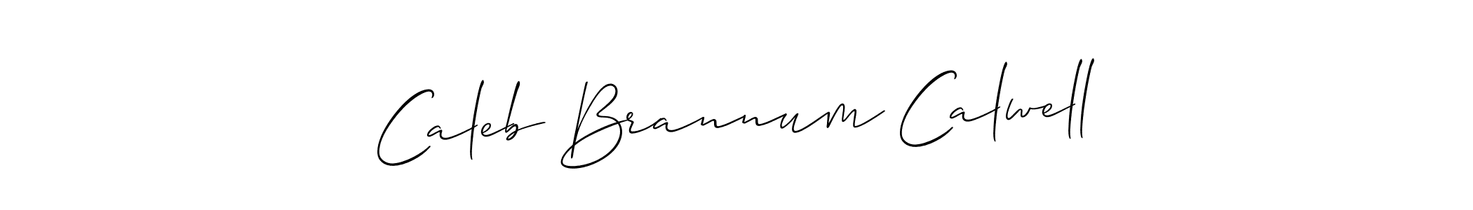 Use a signature maker to create a handwritten signature online. With this signature software, you can design (Allison_Script) your own signature for name Caleb Brannum Calwell. Caleb Brannum Calwell signature style 2 images and pictures png