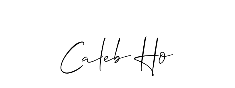 if you are searching for the best signature style for your name Caleb Ho. so please give up your signature search. here we have designed multiple signature styles  using Allison_Script. Caleb Ho signature style 2 images and pictures png