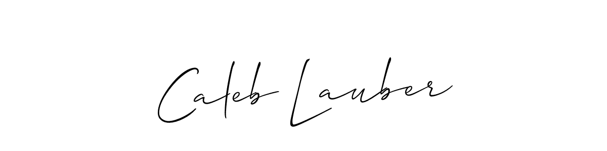 The best way (Allison_Script) to make a short signature is to pick only two or three words in your name. The name Caleb Lauber include a total of six letters. For converting this name. Caleb Lauber signature style 2 images and pictures png