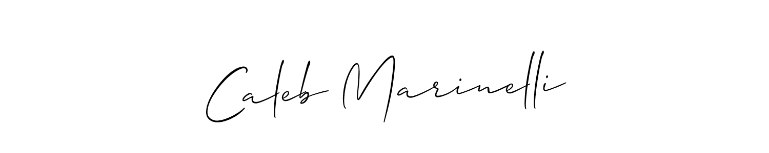 Also we have Caleb Marinelli name is the best signature style. Create professional handwritten signature collection using Allison_Script autograph style. Caleb Marinelli signature style 2 images and pictures png