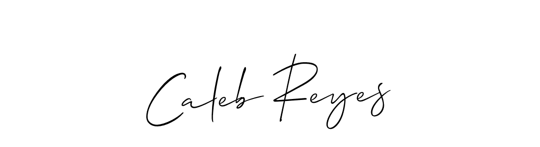 How to make Caleb Reyes name signature. Use Allison_Script style for creating short signs online. This is the latest handwritten sign. Caleb Reyes signature style 2 images and pictures png