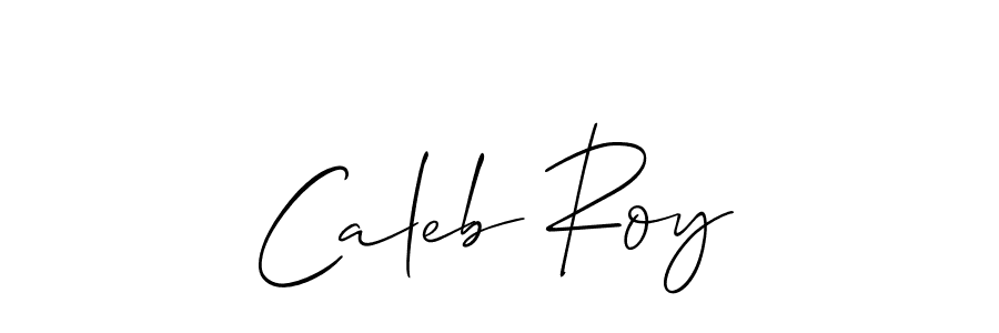 Use a signature maker to create a handwritten signature online. With this signature software, you can design (Allison_Script) your own signature for name Caleb Roy. Caleb Roy signature style 2 images and pictures png