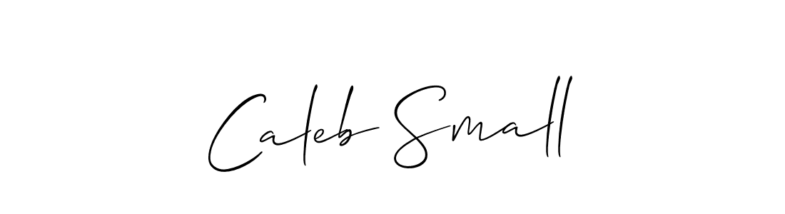 Use a signature maker to create a handwritten signature online. With this signature software, you can design (Allison_Script) your own signature for name Caleb Small. Caleb Small signature style 2 images and pictures png