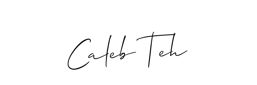 Best and Professional Signature Style for Caleb Teh. Allison_Script Best Signature Style Collection. Caleb Teh signature style 2 images and pictures png