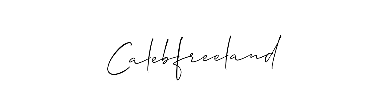 Best and Professional Signature Style for Calebfreeland. Allison_Script Best Signature Style Collection. Calebfreeland signature style 2 images and pictures png