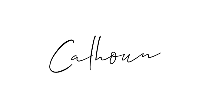 Best and Professional Signature Style for Calhoun. Allison_Script Best Signature Style Collection. Calhoun signature style 2 images and pictures png