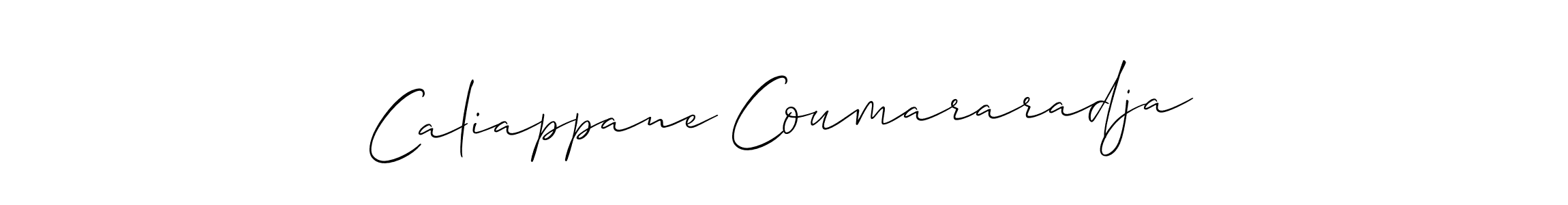 You should practise on your own different ways (Allison_Script) to write your name (Caliappane Coumararadja) in signature. don't let someone else do it for you. Caliappane Coumararadja signature style 2 images and pictures png