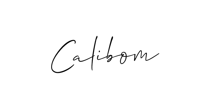 Best and Professional Signature Style for Calibom. Allison_Script Best Signature Style Collection. Calibom signature style 2 images and pictures png