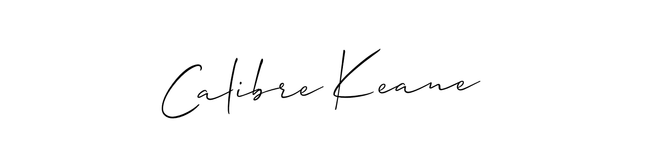 The best way (Allison_Script) to make a short signature is to pick only two or three words in your name. The name Calibre Keane include a total of six letters. For converting this name. Calibre Keane signature style 2 images and pictures png