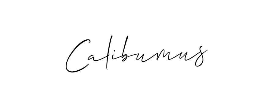 Allison_Script is a professional signature style that is perfect for those who want to add a touch of class to their signature. It is also a great choice for those who want to make their signature more unique. Get Calibumus name to fancy signature for free. Calibumus signature style 2 images and pictures png