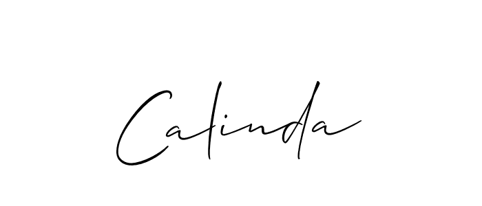 You should practise on your own different ways (Allison_Script) to write your name (Calinda) in signature. don't let someone else do it for you. Calinda signature style 2 images and pictures png