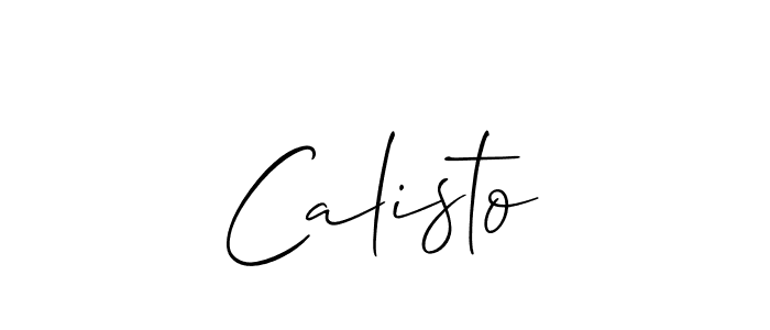 The best way (Allison_Script) to make a short signature is to pick only two or three words in your name. The name Calisto include a total of six letters. For converting this name. Calisto signature style 2 images and pictures png