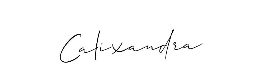 It looks lik you need a new signature style for name Calixandra. Design unique handwritten (Allison_Script) signature with our free signature maker in just a few clicks. Calixandra signature style 2 images and pictures png