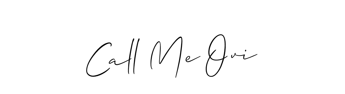 Make a short Call Me Ovi signature style. Manage your documents anywhere anytime using Allison_Script. Create and add eSignatures, submit forms, share and send files easily. Call Me Ovi signature style 2 images and pictures png