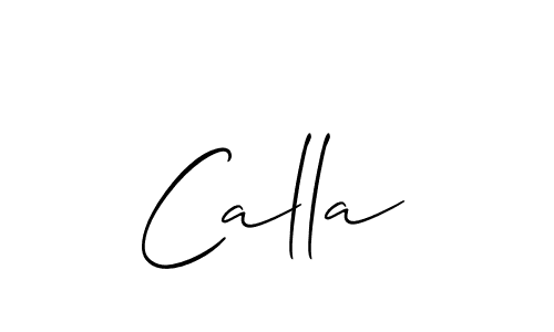 Make a beautiful signature design for name Calla. Use this online signature maker to create a handwritten signature for free. Calla signature style 2 images and pictures png