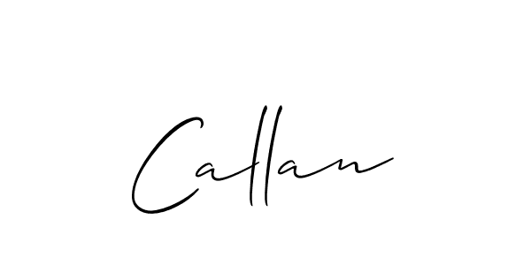 Also You can easily find your signature by using the search form. We will create Callan name handwritten signature images for you free of cost using Allison_Script sign style. Callan signature style 2 images and pictures png