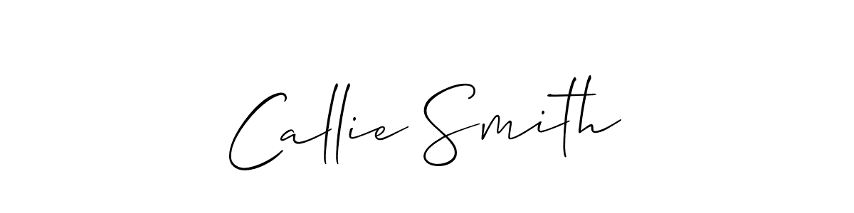 Make a beautiful signature design for name Callie Smith. Use this online signature maker to create a handwritten signature for free. Callie Smith signature style 2 images and pictures png