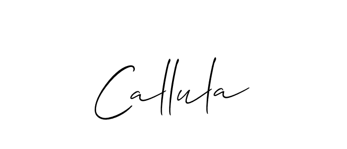 It looks lik you need a new signature style for name Callula. Design unique handwritten (Allison_Script) signature with our free signature maker in just a few clicks. Callula signature style 2 images and pictures png