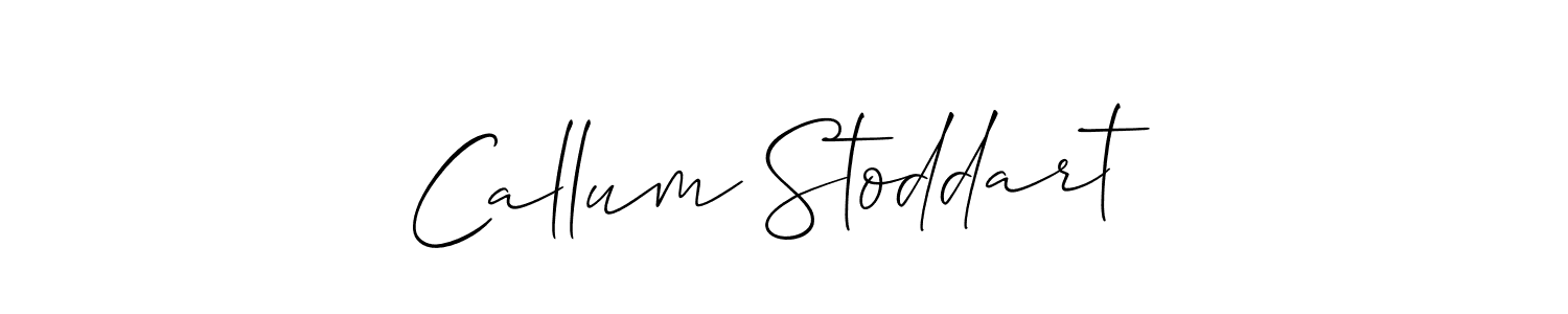 Use a signature maker to create a handwritten signature online. With this signature software, you can design (Allison_Script) your own signature for name Callum Stoddart. Callum Stoddart signature style 2 images and pictures png