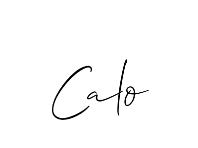 Best and Professional Signature Style for Calo. Allison_Script Best Signature Style Collection. Calo signature style 2 images and pictures png