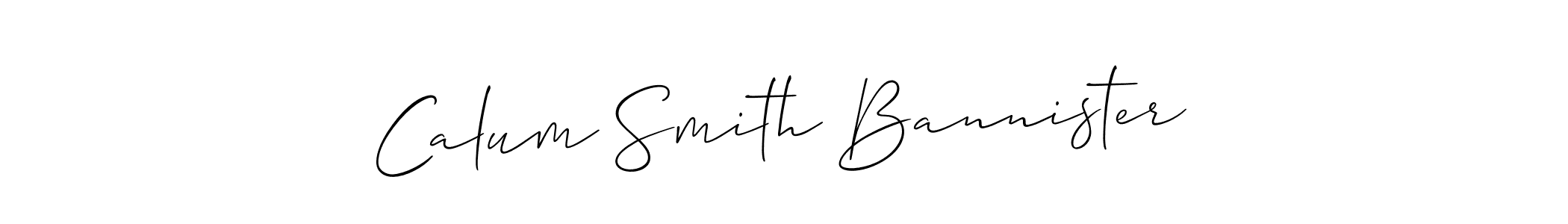 Make a beautiful signature design for name Calum Smith Bannister. With this signature (Allison_Script) style, you can create a handwritten signature for free. Calum Smith Bannister signature style 2 images and pictures png
