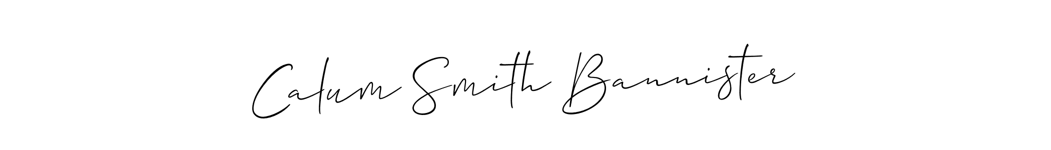 How to make Calum Smith Bannister signature? Allison_Script is a professional autograph style. Create handwritten signature for Calum Smith Bannister name. Calum Smith Bannister signature style 2 images and pictures png