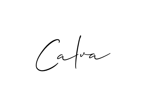 It looks lik you need a new signature style for name Calva. Design unique handwritten (Allison_Script) signature with our free signature maker in just a few clicks. Calva signature style 2 images and pictures png