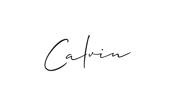 You should practise on your own different ways (Allison_Script) to write your name (Calvin) in signature. don't let someone else do it for you. Calvin signature style 2 images and pictures png