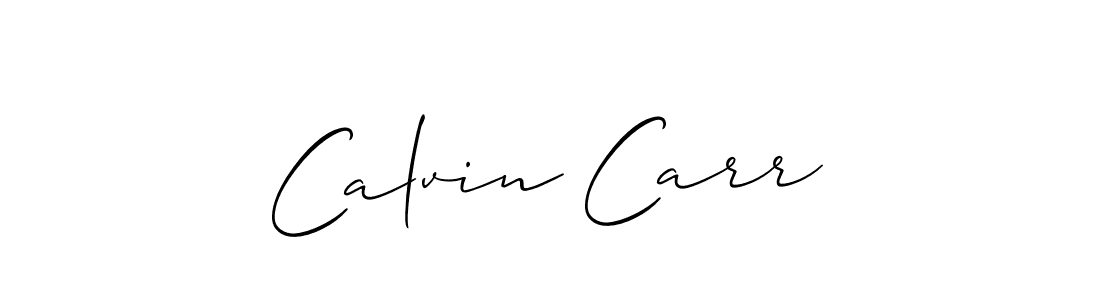 Use a signature maker to create a handwritten signature online. With this signature software, you can design (Allison_Script) your own signature for name Calvin Carr. Calvin Carr signature style 2 images and pictures png